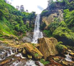 Entrance ticket per person: 200 LKR (not include with package price) 
We may gratitude to the local host who will assist us to reach to waterfall and return back (2000 to 3000 LKR)