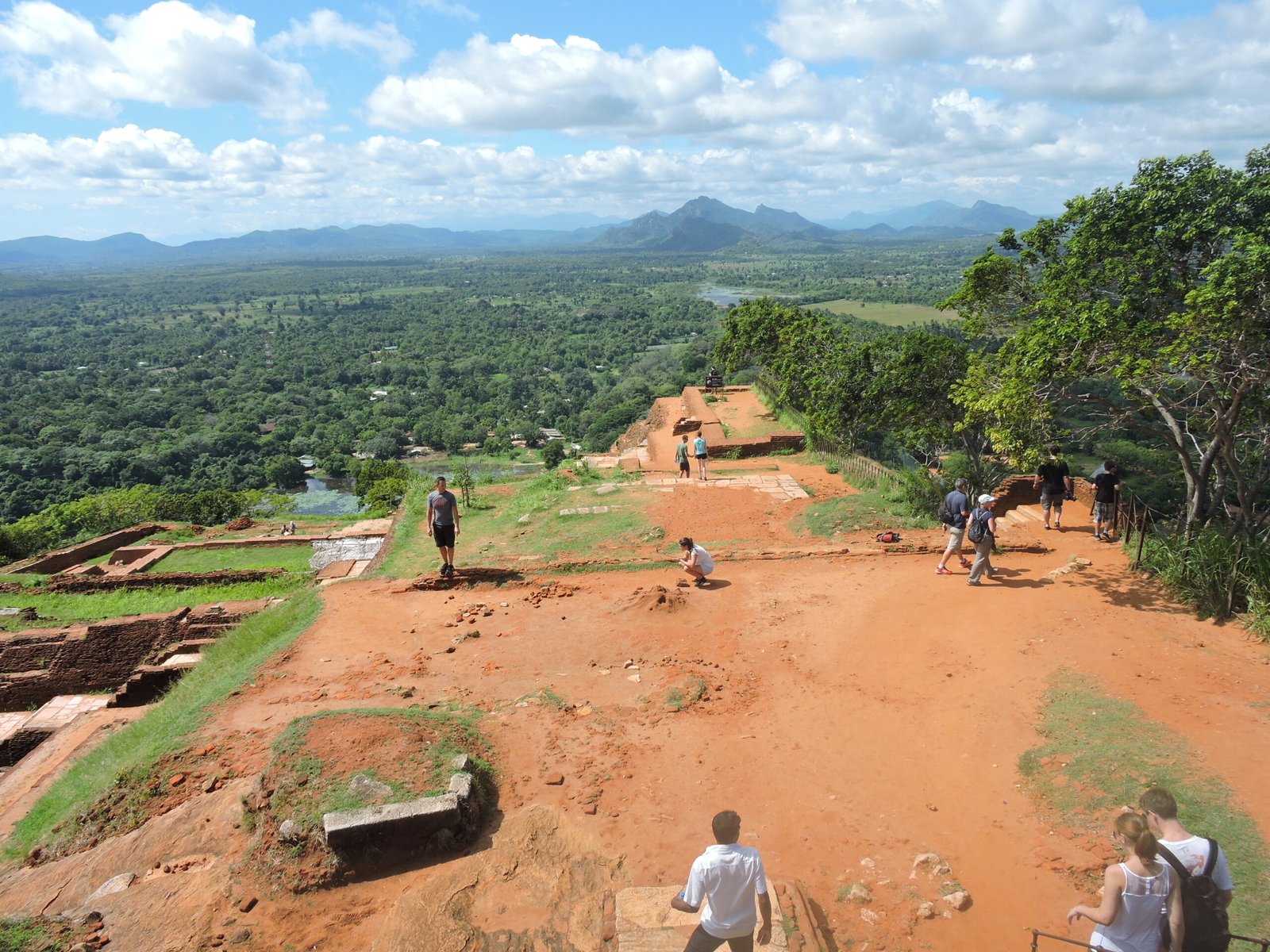 breath taking view at sigiriya lion rock